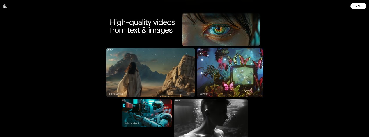 動画自動生成ツールDream Machine