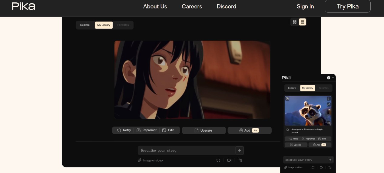 動画生成ツールPika