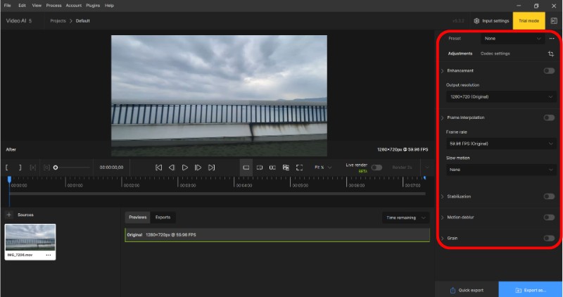 フィルターの適用