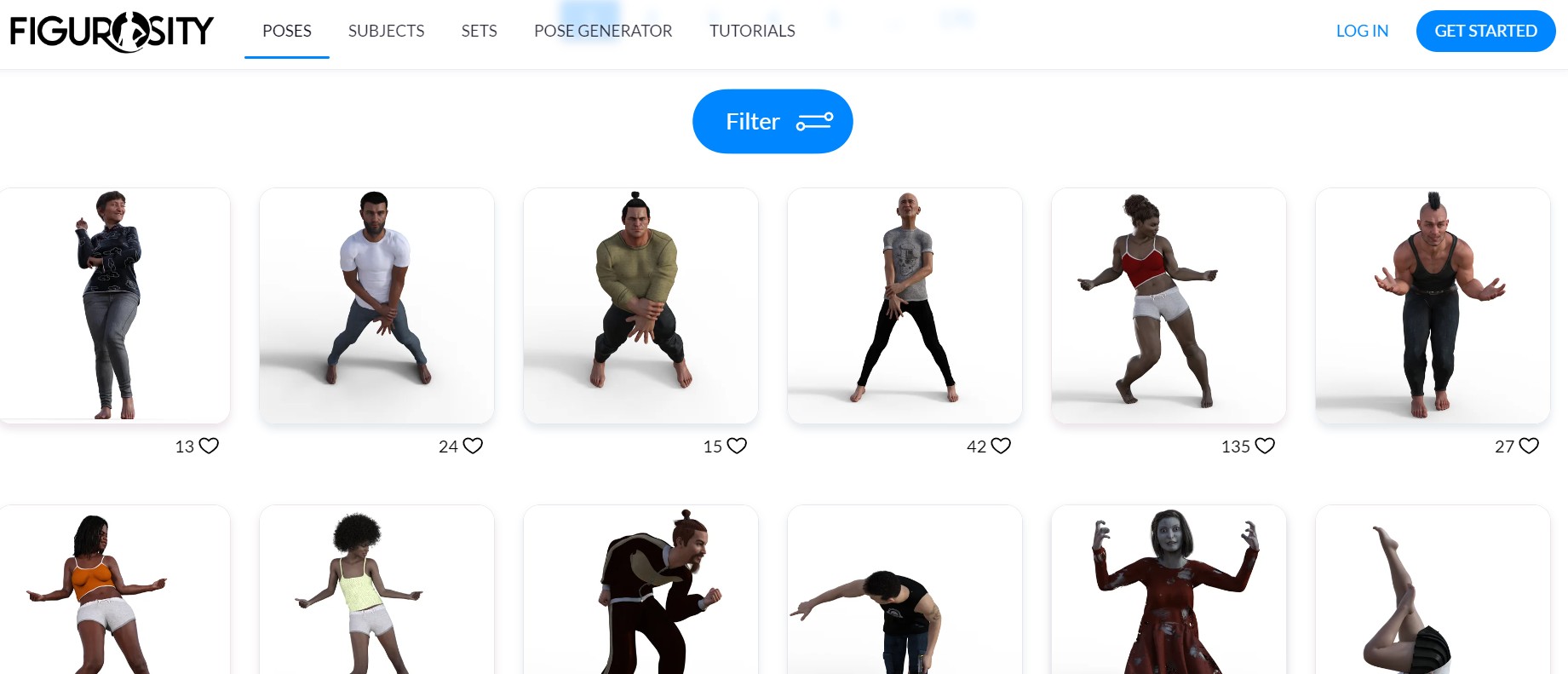 POSE SEARCH (FIGUROSITY)